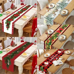 Chemin de Table de Noël, Décorations pour la Maison, Couverture Sensée, Cadeau de Nouvel An, 2024