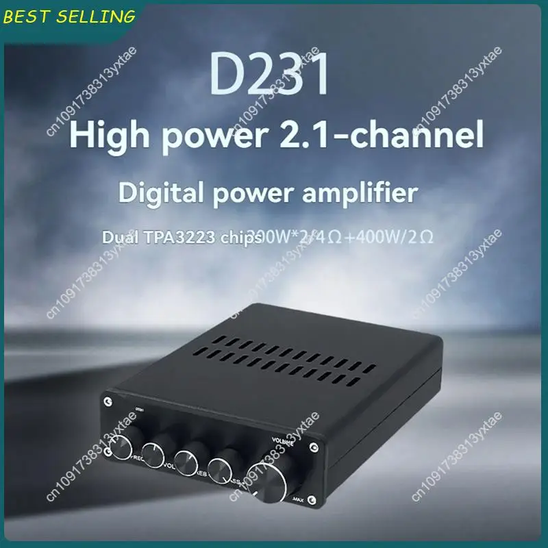 N09R-D231 Digital Audio Amplifier Two TPA3223 Chips 200Wx  2/4Ω+ 400W/2Ω High-Power 2.1-Channel Bluetooth Power Amplifier Board