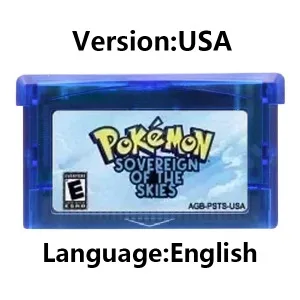 Pokemon-Serie GBA-Spielkassette Sweet FireRed Rocket Unbound Radical Red Gaia Quetzal für GBA
