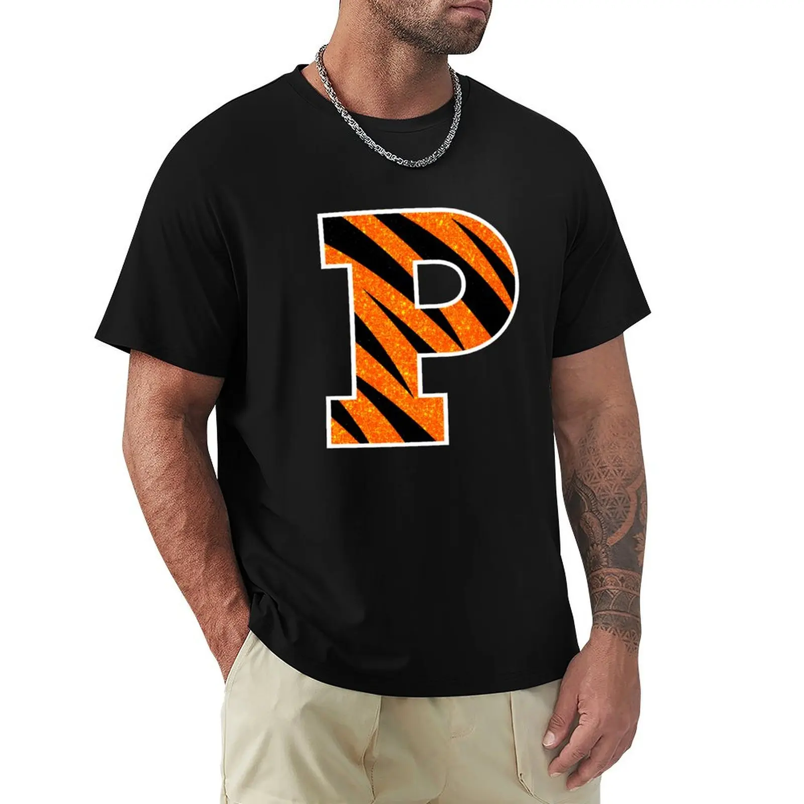 princeton logo T-Shirt Casual Holiday Short Sleeve Tee