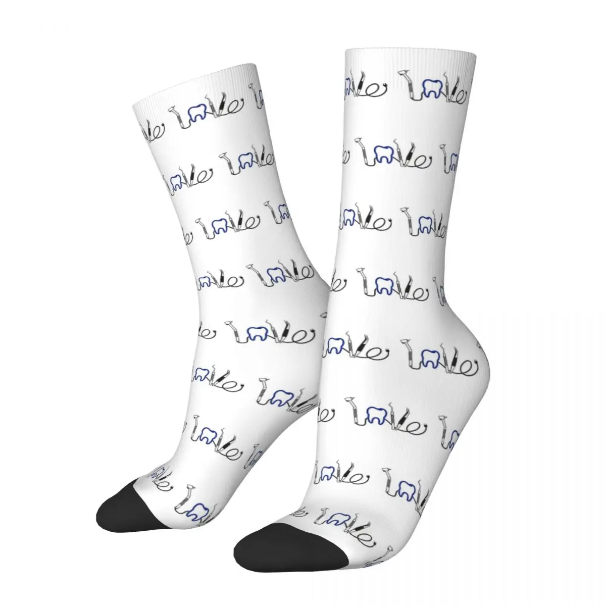 Dentist Dental Teeth Tooth Doctor Funny Gift Unisex Winter Socks Warm Happy Socks Street Style Crazy Sock