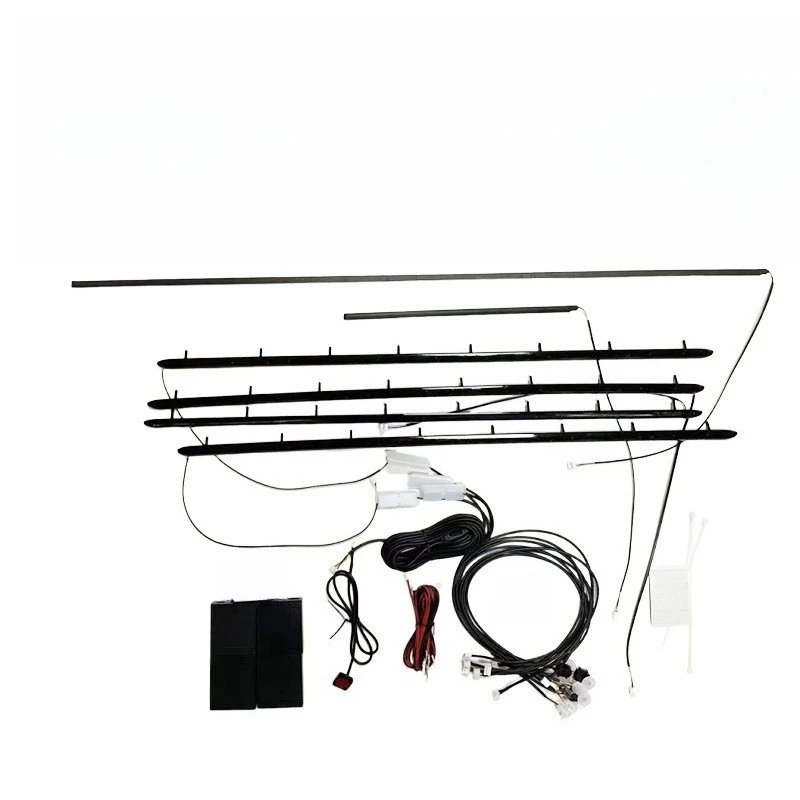 18-LED Ambient Light  with Magic Silver Trim 12V 5W Auto Ambient Light Strip Modification Decorative Light