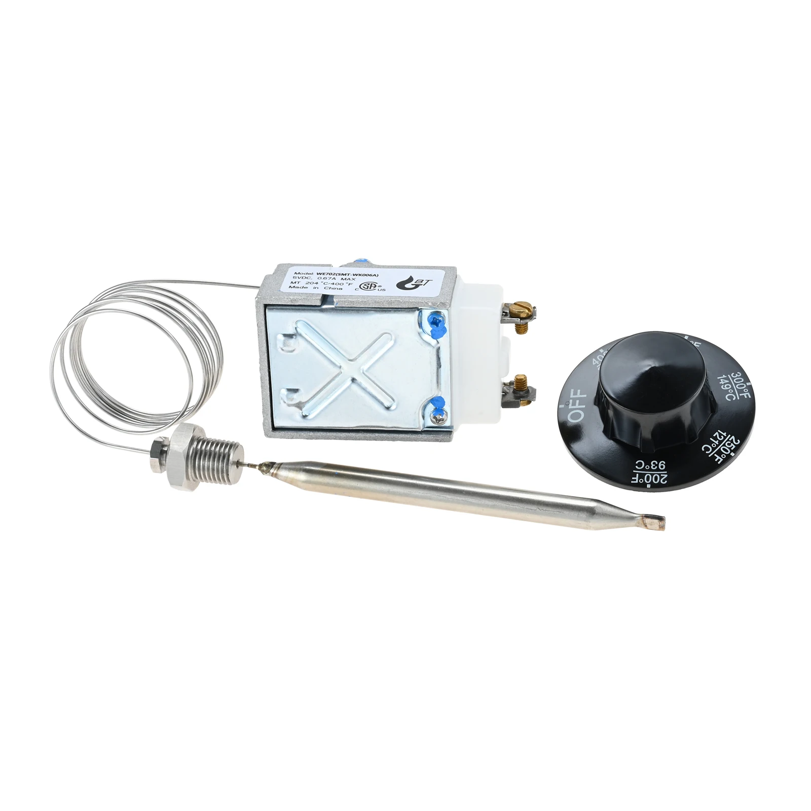 Thermostat RX-1-36 Fit for Deep Fryer Thermostat Control For Pitco 60124501 Imperial 1175 Robertshaw Royal Range 3113 1/4\