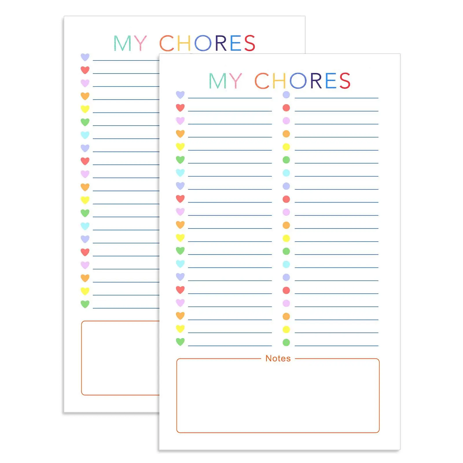 

50 Sheet Magnetic My Chores Checklist Tearable Daily Planner Memo pad Chore Reminder Chart Fridge Magnet sticky notes