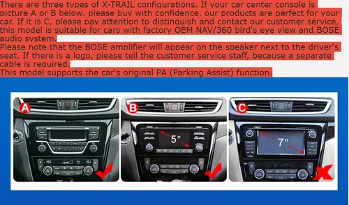 Imagen 2 del producto Android 15 Carplay Auto para Nissan x-trail Xtrail x-trail 3 T32 2013-2022 Qashqai 2 J11 Radio de coche reproductor Multimedia estéreo GPS