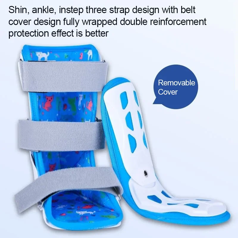 Kid Foot Drop Support Splint Varus Valgus Orthotics Children Ankle Joint Fracture Fixation Brace Ankle Sprains Recovery Band