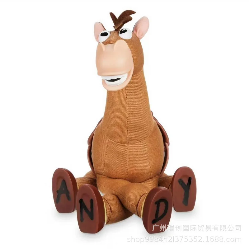 42cm Disney Anime Toy Story Red Star Horse Bullsey Plush Music Sound Interactive Toy Girl Sofa Pillow Kids Christmas Gifts