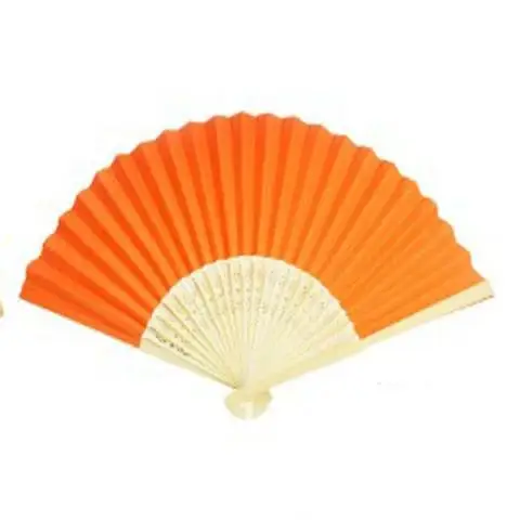 1pcs 21x38cm Elegant Chinese Paper Folding Hand Fan Party Wedding Favors Decorations Birthday Baby Shower Party Supply 15Color