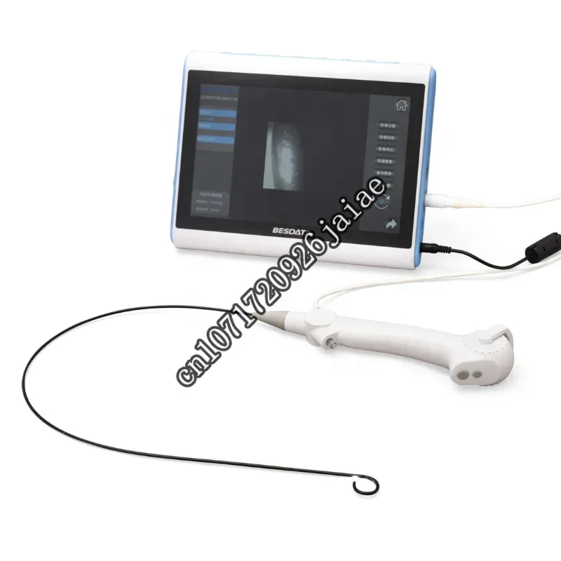 Urology Endoscope BESDATA with 10 inch Medical Monitor HD camera Single Use Flexible endoscope for stone cone urology endoscopy