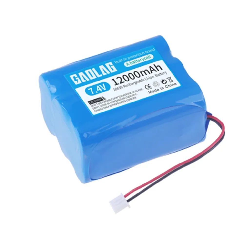 Akumulator 7,4 V 3000 mah 6000 mAh 9000 mAh z wtyczką XH2.54 18650-2S do części głośnikowych megafonów