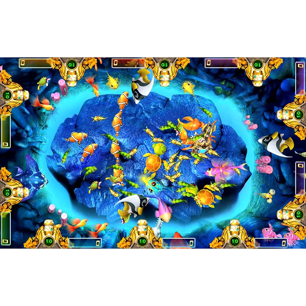 USA Popular Fish Hunter Game 4/6/8/10 Players Golden Crab Game Machine Host Accessories