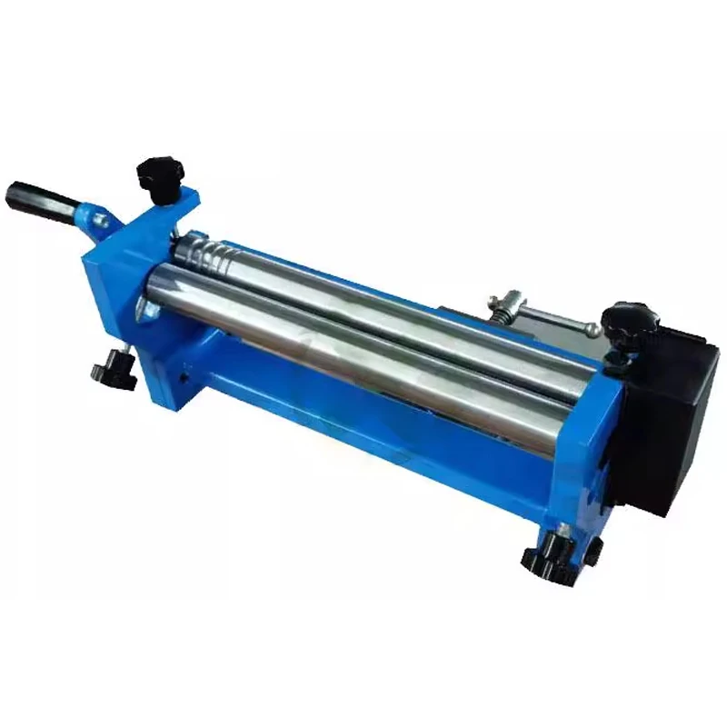 Manual Metal Rolling Machine SJ-300 Simple Operation Hand-Cranked Bending Machine Metal Sheet Processing