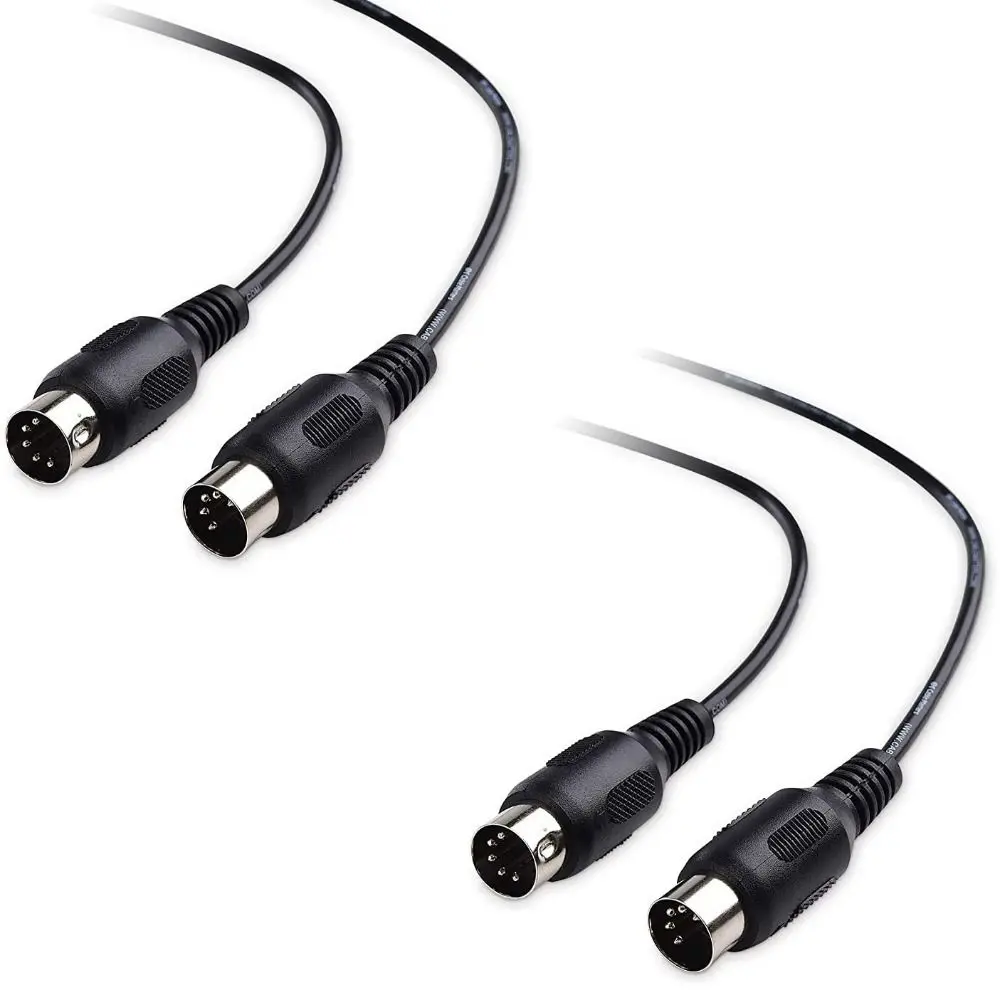 Male To Male MIDI Cable Copper Multiple Lengths Audio Extension Cord Music Gear 5-Pin DIN Plug Din-5pin M/M Cable Adapter