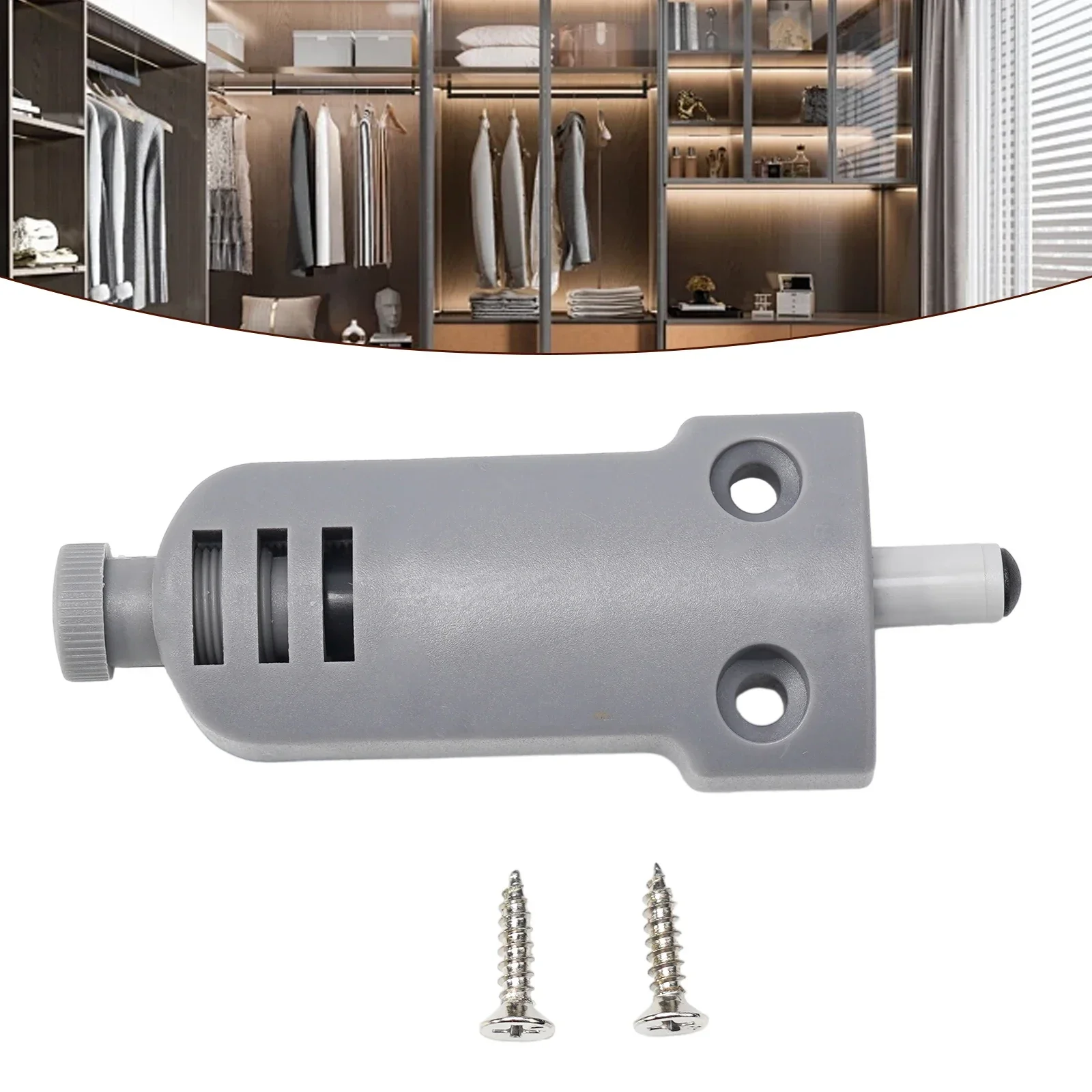 Brand New Door Damper Damper Comfort Exactly Silent Gray Long Service Life Two Ways Installment Door Household