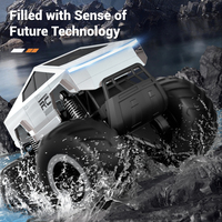 JJRC Q185 Remote-controlled Amphibious Off-road Electric Four-wheel Drive Stunt High-speed Climbing Waterproof Car Toy