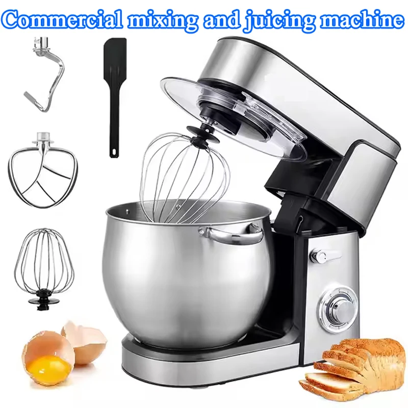 خلاط مطبخ كهربائي متعدد الوظائف مع 5 ملحقات لمعظم الطباخ المنزلي #2