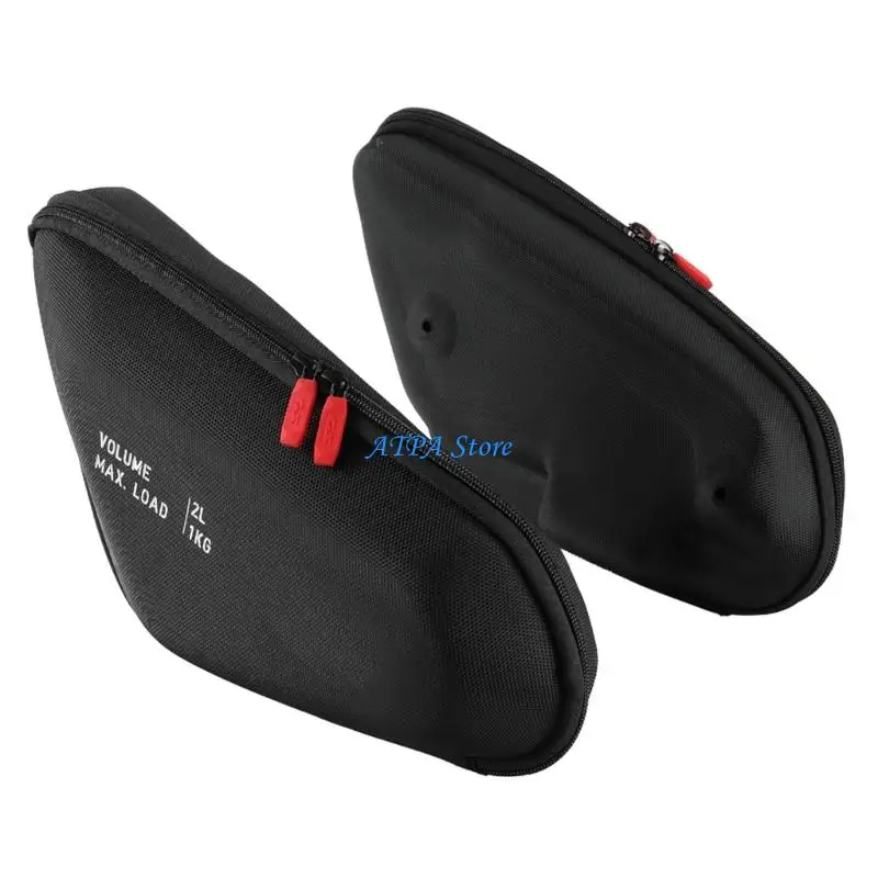 

U13C Quick Install Motorcycle Frame Bag Heavy Duty Nylon Construction Tear Resistant Material Spacious For Phone Tools