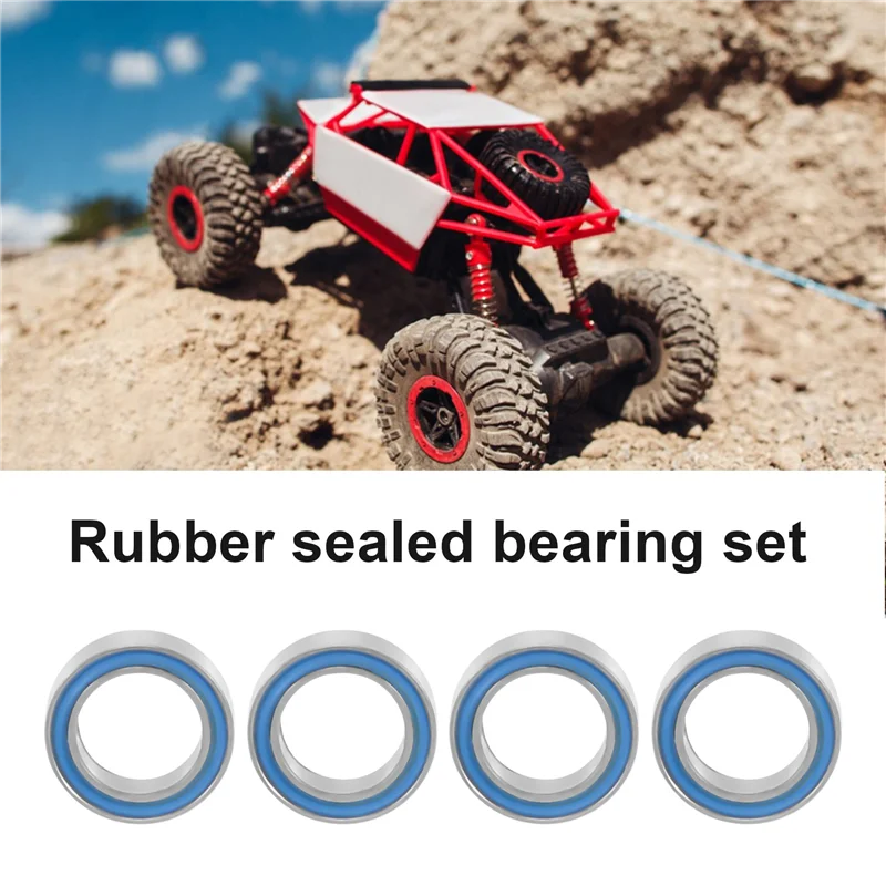 

AS96-20PCS Rubber Sealed Ball Bearing Kit For Tamiya TT01 TT-01 TT01E TT01D TT02B 1/10 RC Car Upgrades Parts Accessories