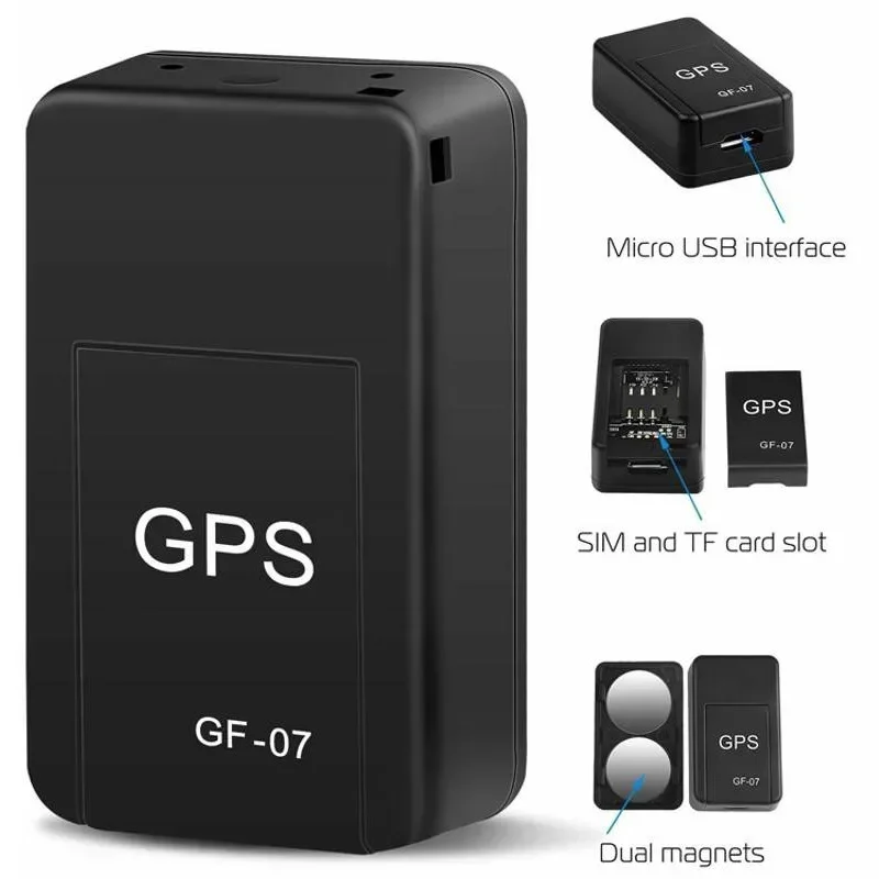 GF07 Magnetic Mini Car Tracker GPS Real Time Tracking Locator Device Magnetic GPS Tracker Real-time Vehicle Locator Pet Tracker