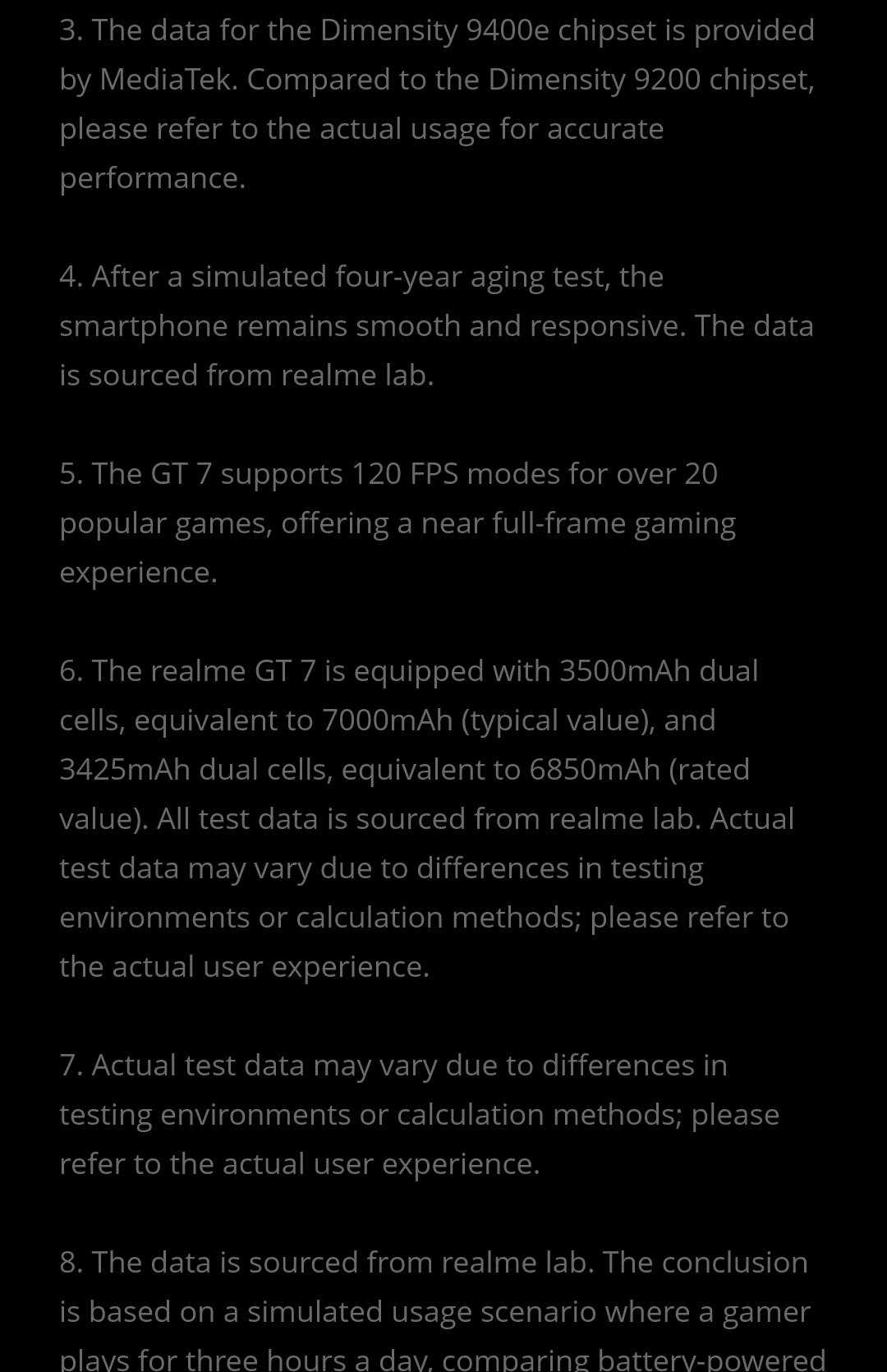 [World Premiere] realme GT 7 5G Smartphone Dimensity 9400e Processor 7000mAh Battery 120W Charge 50MP Sony IMX906 OIS Camera NFC