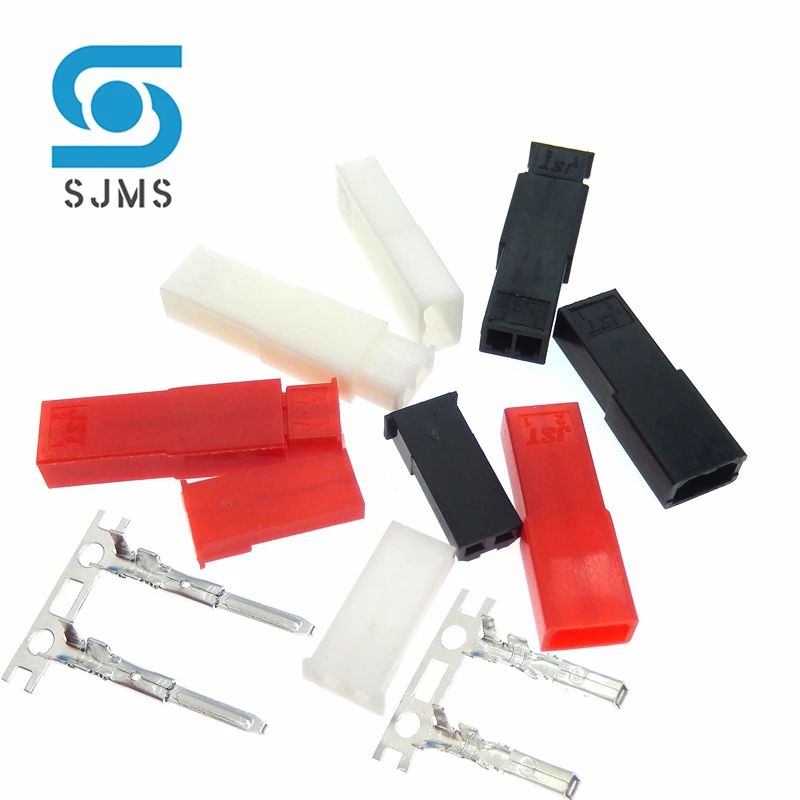 10-100Set 2.54mm JST SYP 2Pin Female Male Housing Crimp Terminal Connector Plug for Auto E-Bike boat LCD LED ect RC Lipo Battery