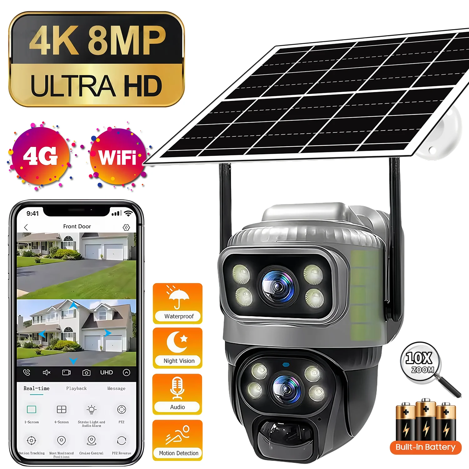 Dual Lens 4G Solar … - image