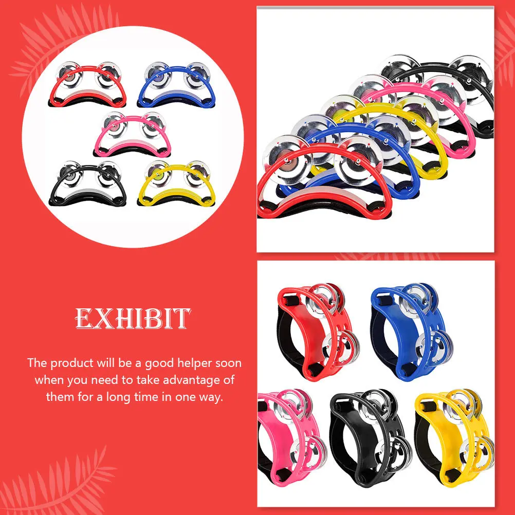 

Foot Tambourine Kids Music Education Children Hand-Eye Coordination Rhythm Percussion Bell Unique Instruments Musical Foot