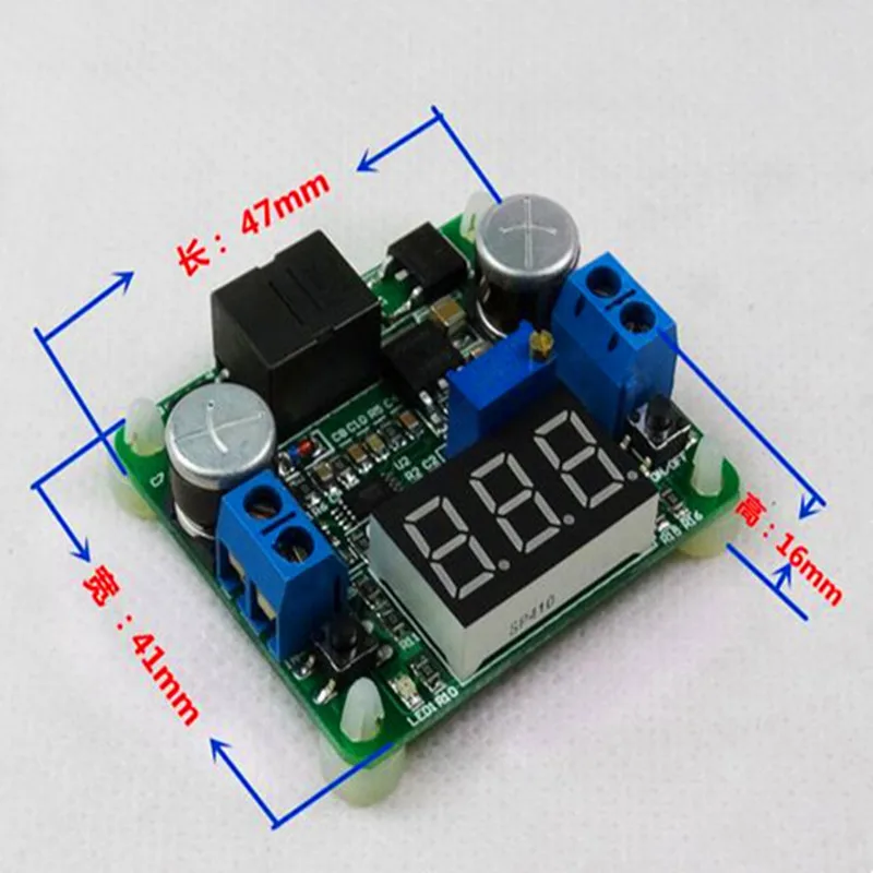 Electronic Integrated Voltmeter Step-Down Power Supply Module Super LM2577 LM2596 in for Circuit Measurement And Control