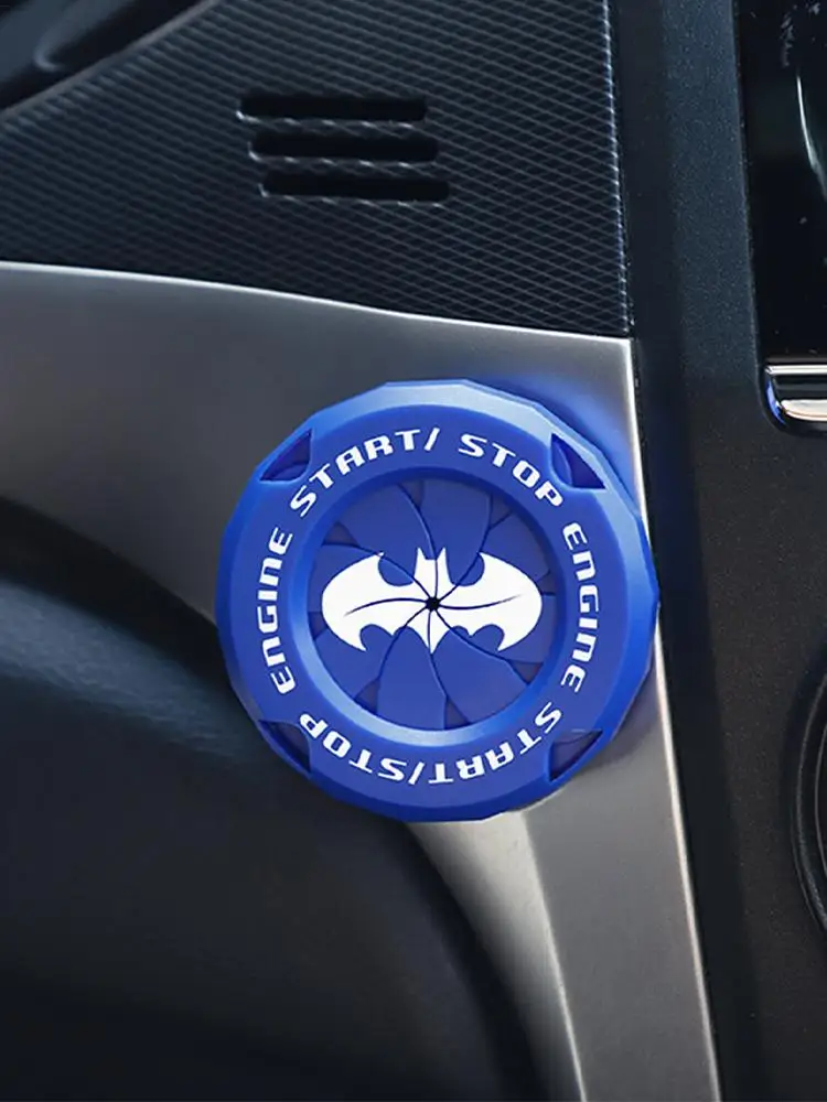 Couvercle de bouton de démarrage poussoir, conception de chauve-souris, couvercle de bouton d'arrêt de démarrage, couvercle de bouton poussoir universel, couvercle de démarrage pour la plupart des