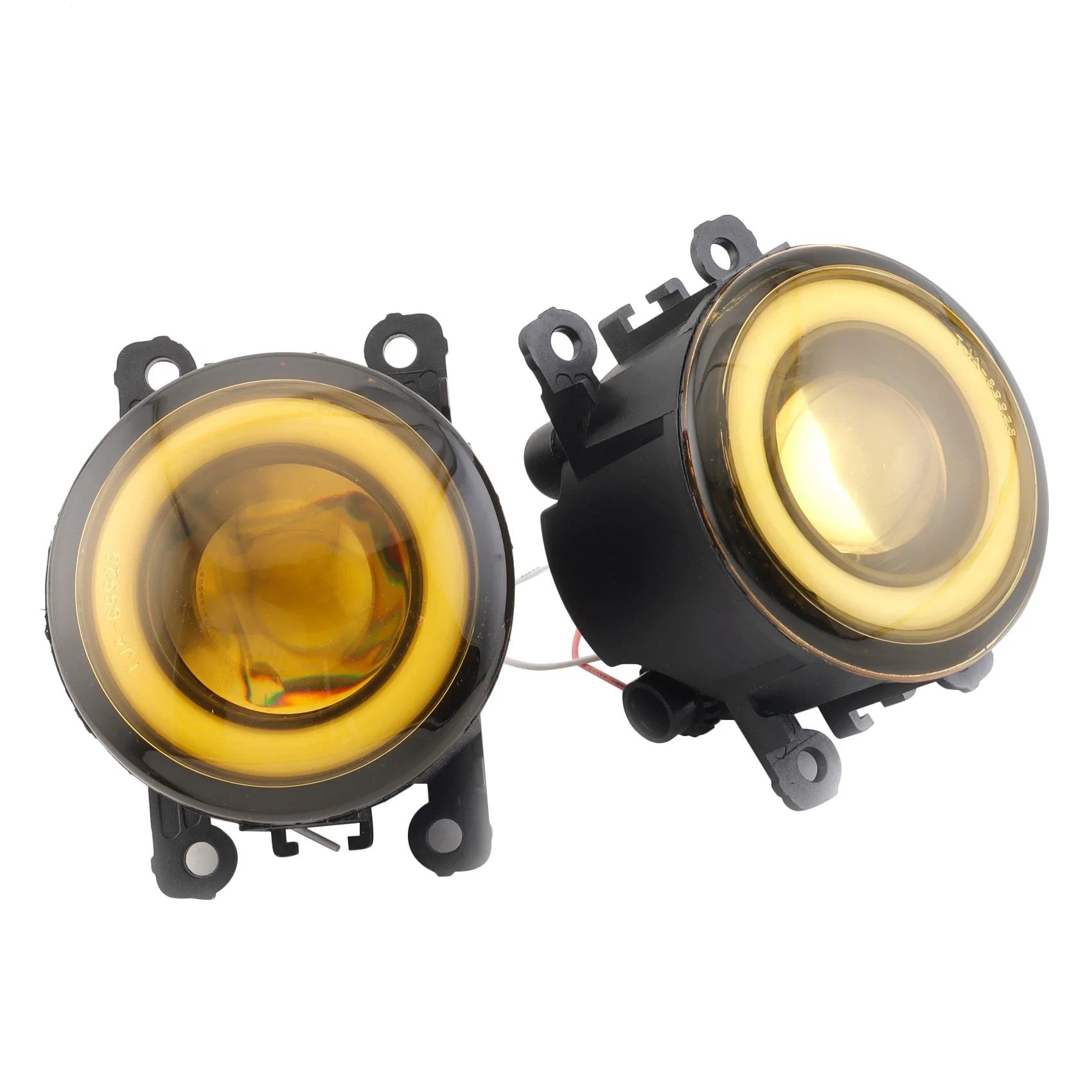 

1Pair LED Fog Light Angel Eye Daytime Running Lights for Suzuki Jimny 2018 2019 2020 JB43 Jimny 1998-2017 Yellow