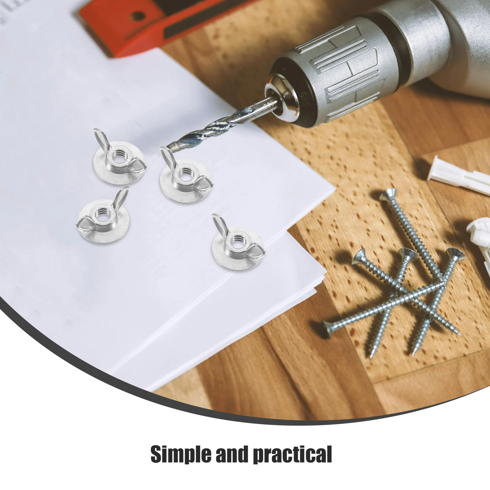 

20Pcs Hurricane Shutter Stainless Steel Finish Assorted Sizes for Storm Shutters Fast Installation Hardware