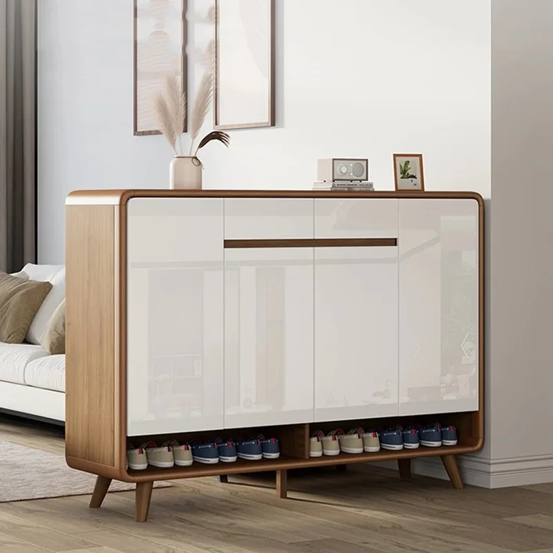 Box Luxury Shoe Cabinet Designer Modern College Dorm Essentials Vertical Storage Shoe Shelf Wooden Muebles Entrance Furniture