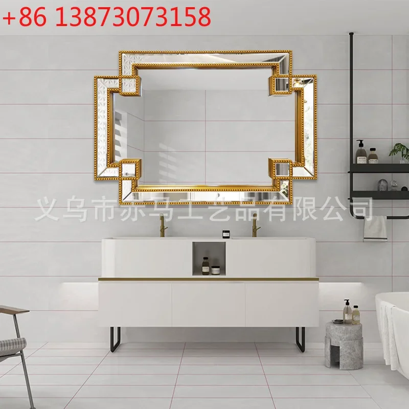 Light wind Venice mirror European fashion makeup mirror wall decoration mirror