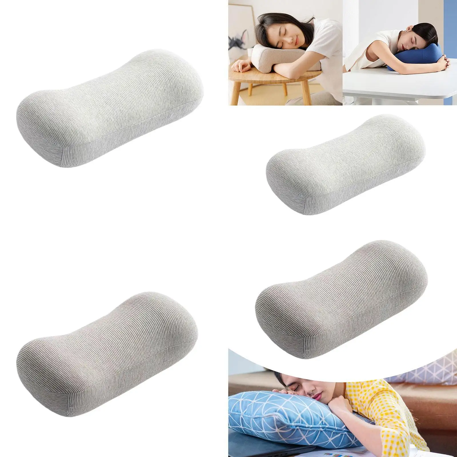 Neck Pillow Soft Comfortable Memory Foam Pillow Ergonomic Supportive Pillow for Kids Home Hiking Travel Trip
