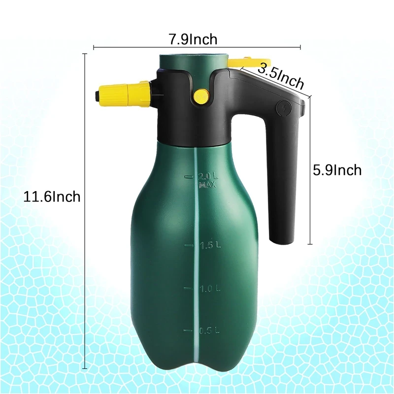 LEIBOO 2L Snow Foam Sprayer Portable High Pressure Washer Car Wash Water Gun Blaster Car Motorcycles Detailing Accessories image 6