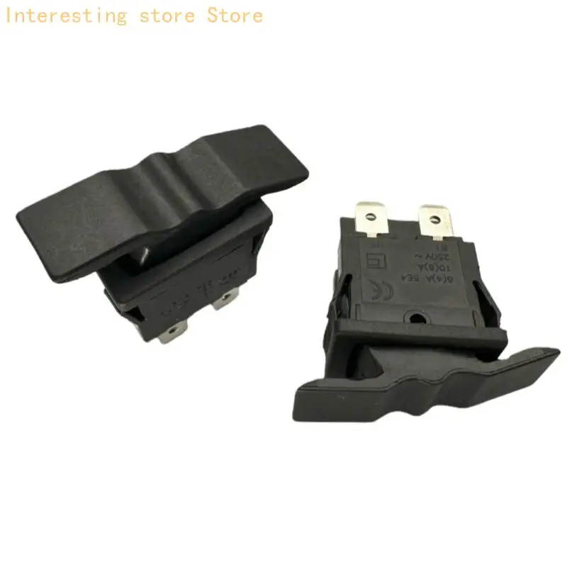 Black Panel Rocker Switches U16WR 10A 2 Position 4 Pin Power Control Switches 55KC