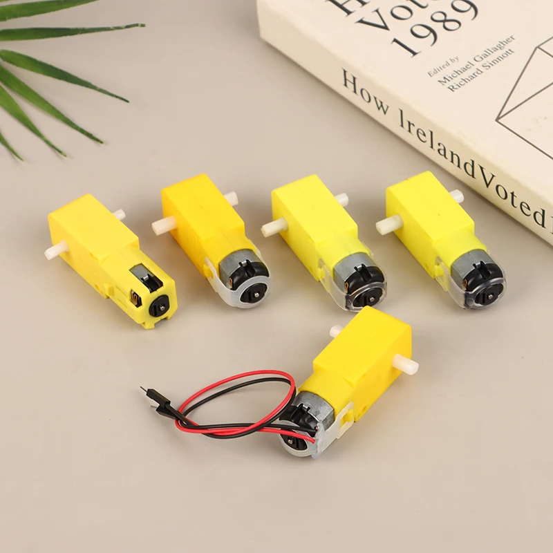 

1PC Smart Car Reduction Motor Robot Reduction Motor Smart Car Electronic Accessories 130 Motor Dual-axis TT Motor 1:48/120/220