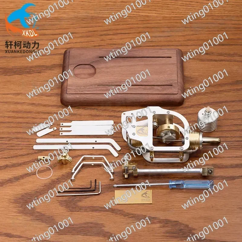 for Stirling Engine Helicopter Toy Miniature Air Energy Combustion Physics Experiment Educational Science Kit Model
