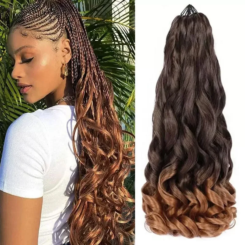 French Curl Loose Wavy Braiding Hair 12/16 Inch