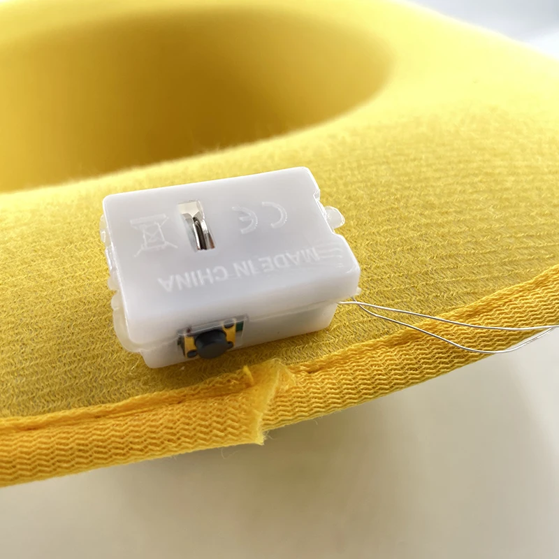 Nieuw ontwerp oplichtende cowboyhoed creatieve lichtgevende knipperende hoed maskerade carnaval gloeiende benodigdheden nachtshow neon accessoires