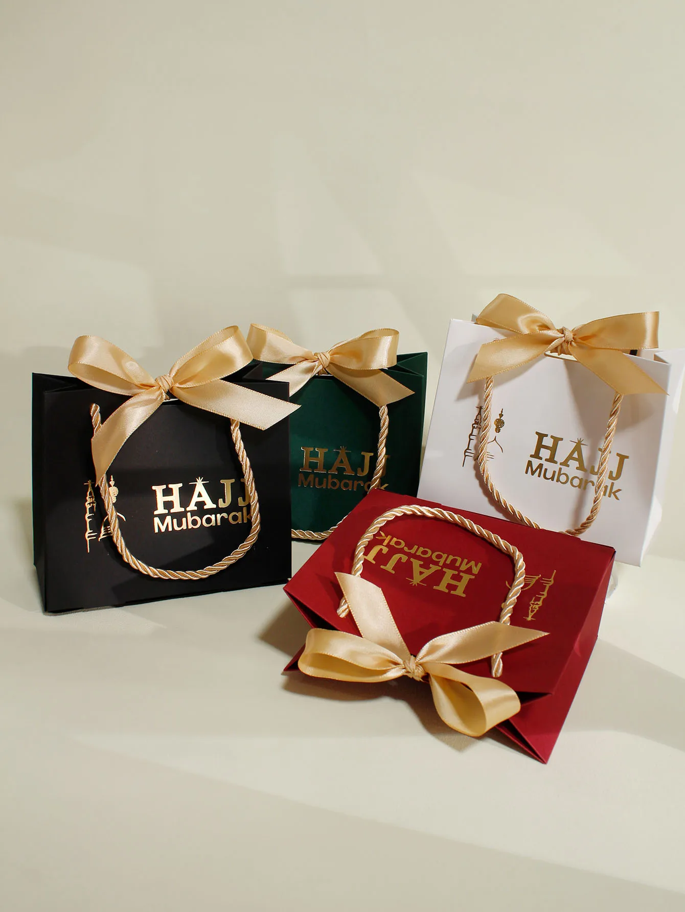 HAJJ-Boîtes à bonbons Eid Mubarak, coffrets cadeaux pour le Ramadan, décoration pour événements musulmans