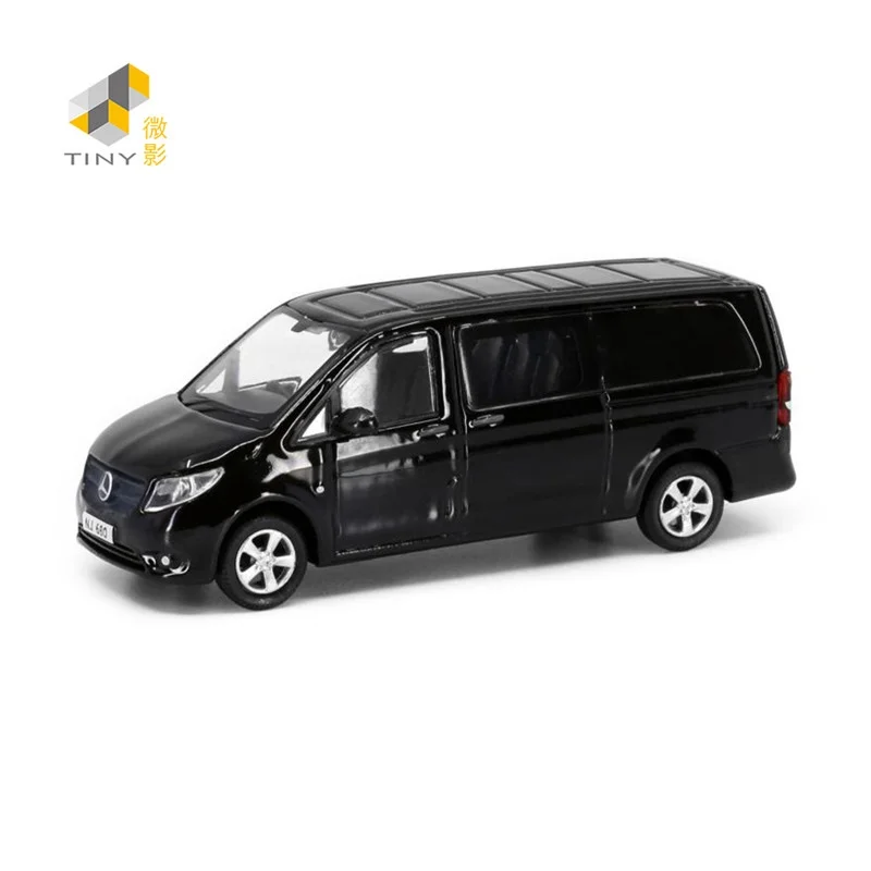 TINY 1:64 Ben-chi Vito NO.83 Black Alloy Simulation Model Car