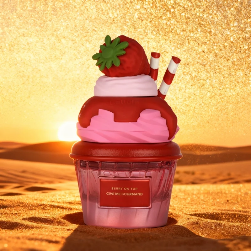 Berry On Top Eau de Parfum, Give Me Gourmand Collection, Fruity Berry & Vanilla Cream Scent, Spray Form, 75ml