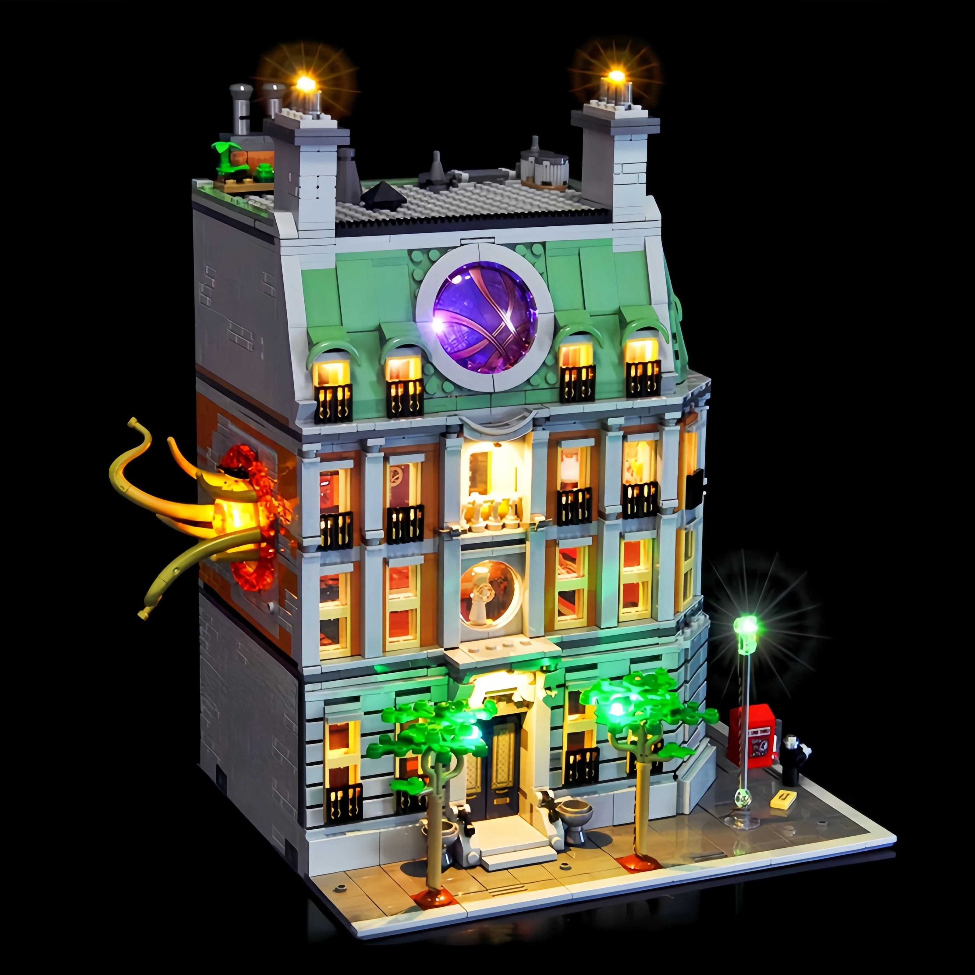 (Not the Building Blocks) LED Light For Lego Marver 76218 Sanctum Sanctorum Light Up your Model Decorative Lamp With Battery Box