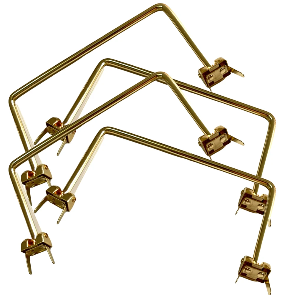 

4 Pcs Metal H les for Jewelry Gift Boxes Shirt Packaging Display Cases Durable Sturdy Practical Hardware Accessories