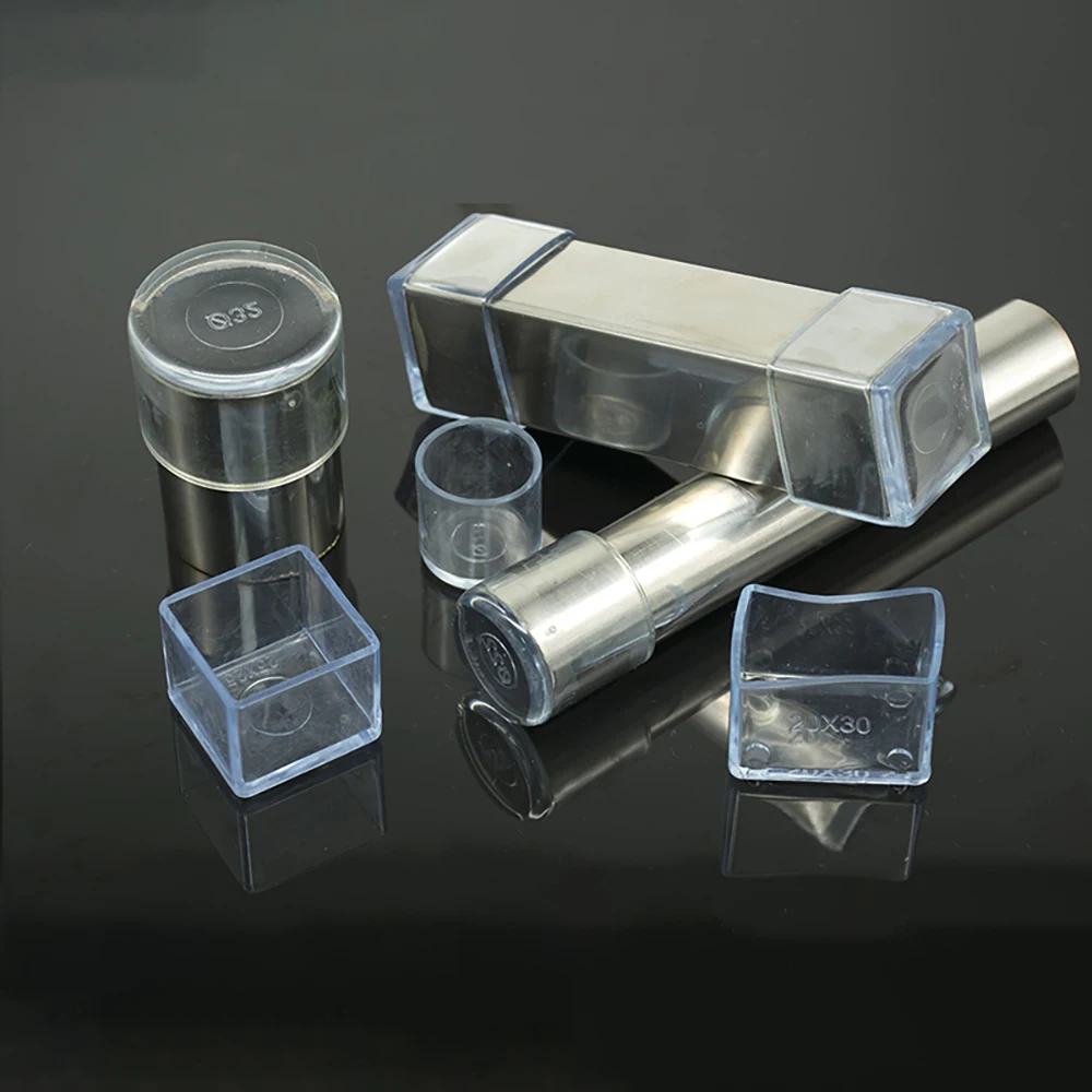 

1 шт., прозрачный силиконовый чехол для ножек стула, квадратный/круглый нескользящий колпачок для ножек мебели, выравнивающие заглушки для ножек, пылезащитный чехол