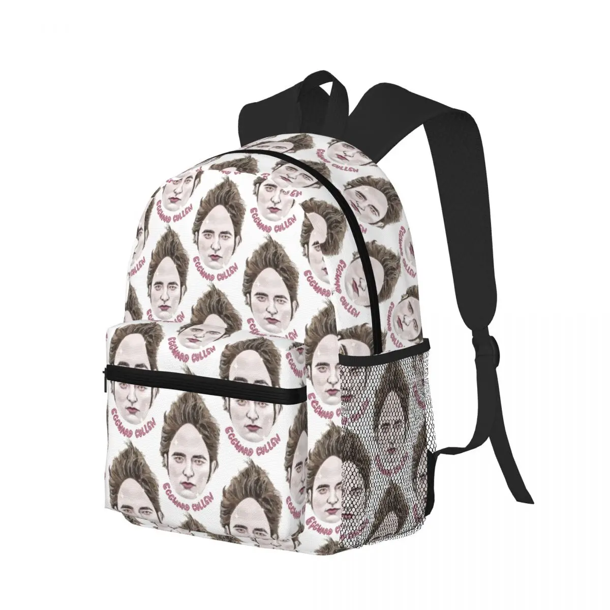 Eggward Funny Edward Cullen Student Backpack School Bag Hiking Travel Daypack for Men Women Bookbag Shoulder Bags