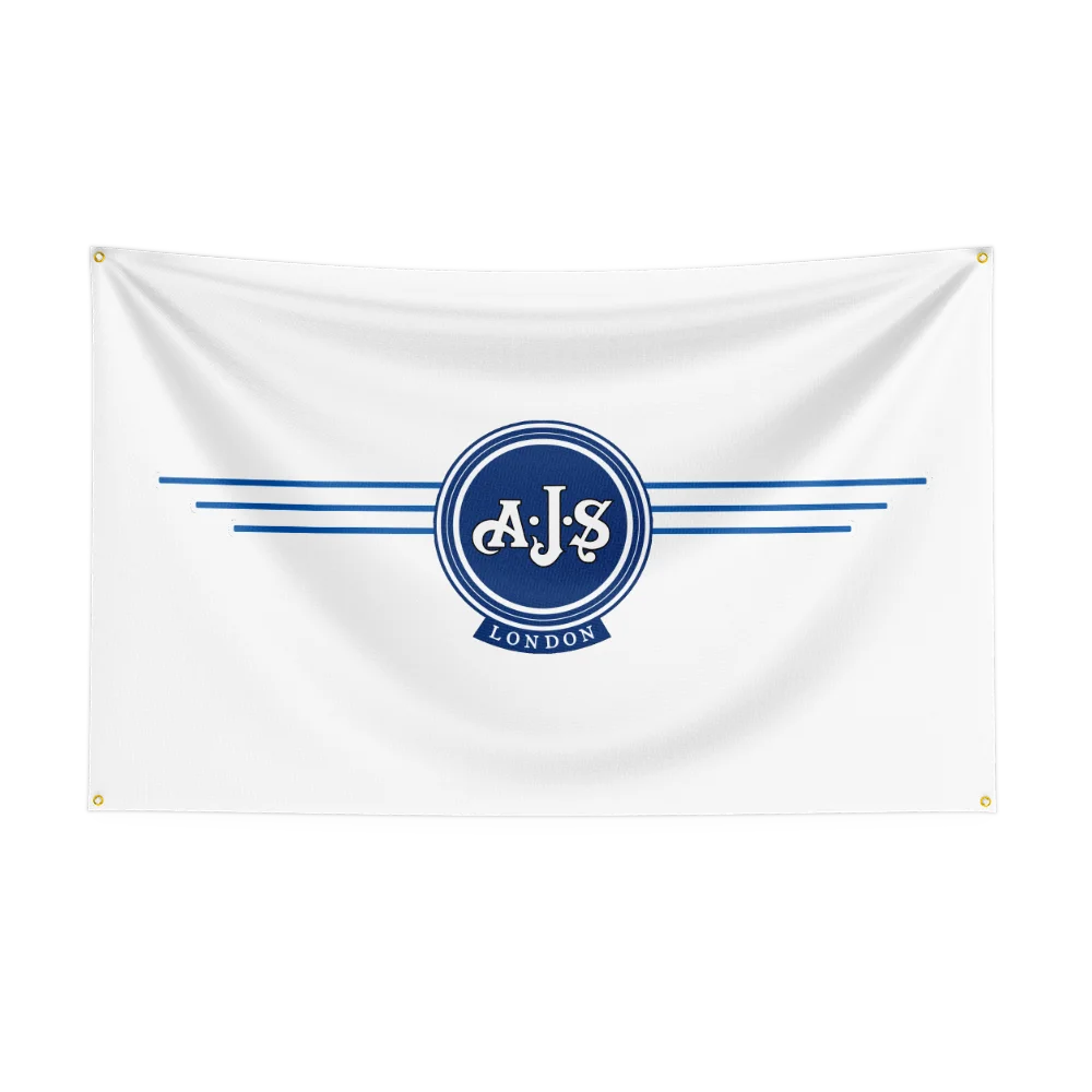 Motorcycle Flag A-A-J-S Fans Banner Custom any Image lightweight double stitched event hall basement backdrop