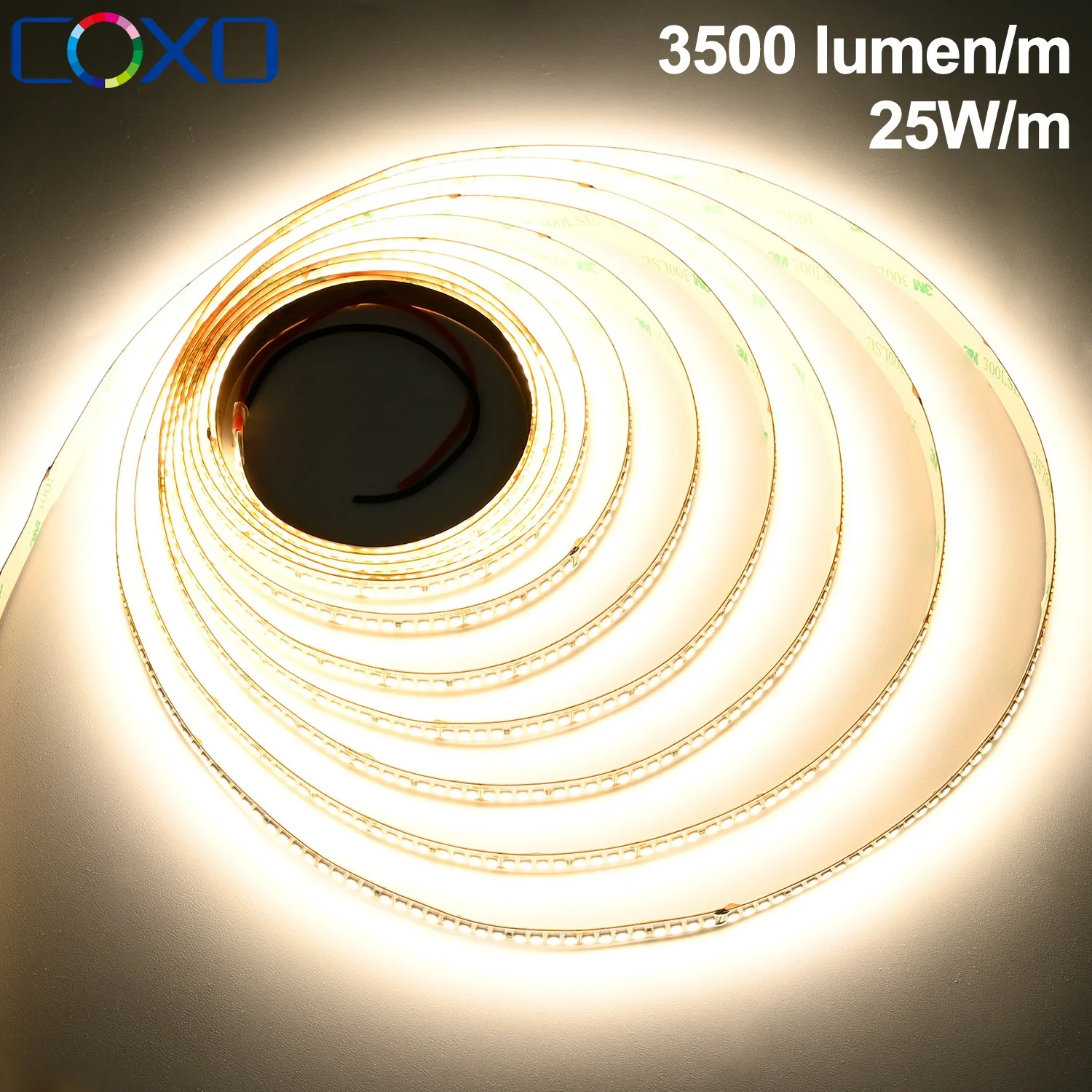 Super Bright 2835 LED Strip Lights 92+CRI 256 LEDs/m 16.4ft Flexible LED Tape Dimmable SMD2835 LED Lighting 3000K-6000K DC24V