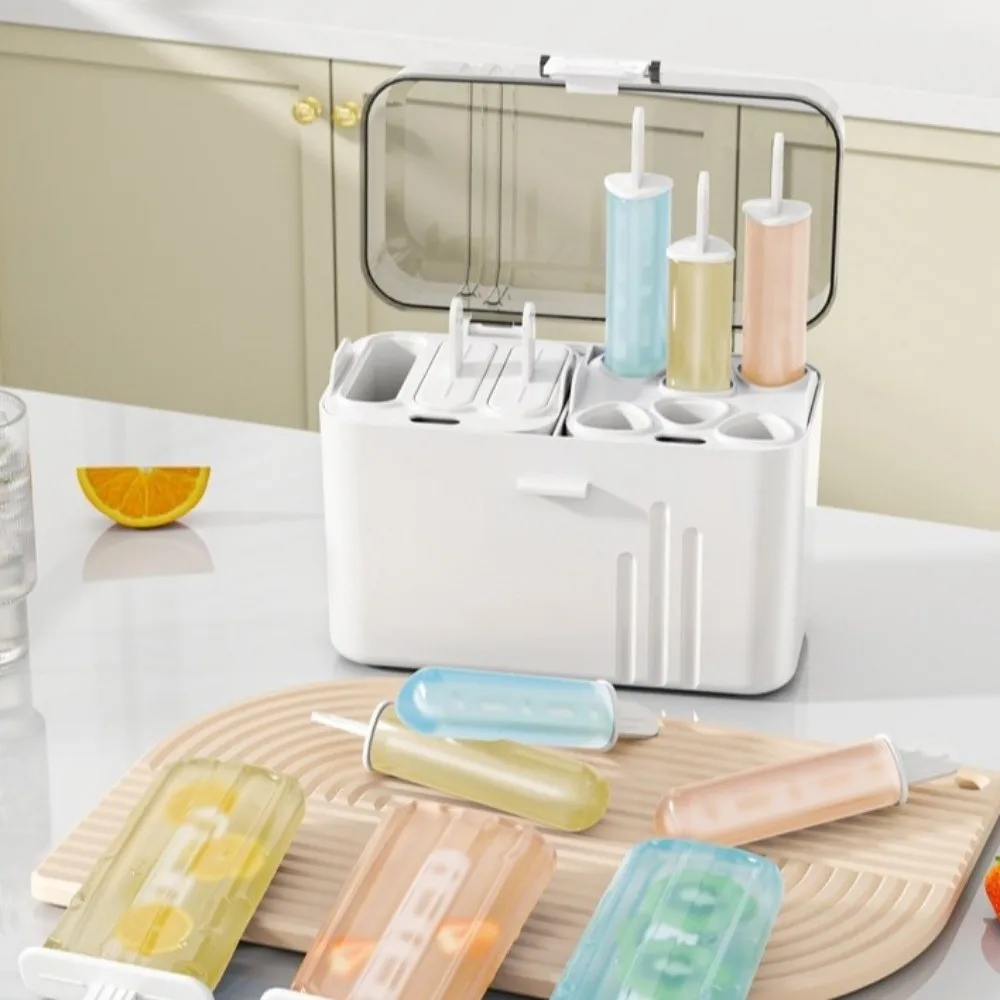 9in1 Ice Cream Molds Food-Grade Nine Branches Homemade Ice Lolly Trays Easy Release Household Artifact Freezing Ice Blocks Molds